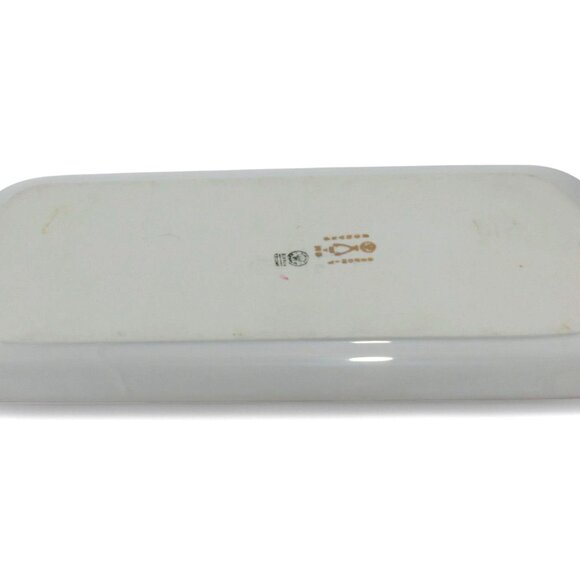 LIMOGES FRANCE Floral Tray Gold Trim Decorative Platter France Vintage 15" - Picture 7 of 11